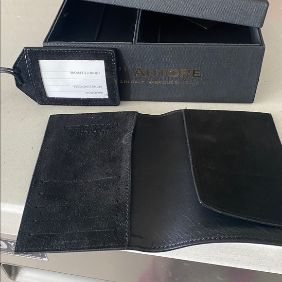 D' Autore wallet and luggage tag made in Italy - Picture 4 of 7